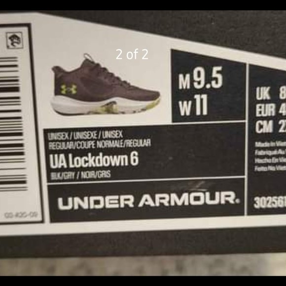 New unusex Under Armour running shoes - Picture 1 of 3